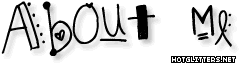 About Me Black