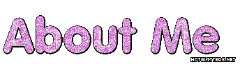 About Me Pink Glitter