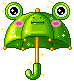 Green Eyed Umbrella