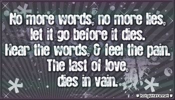 Love Dies In Vain