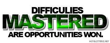 Difficulites Mastered